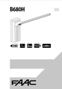 FAAC B680H Manuals