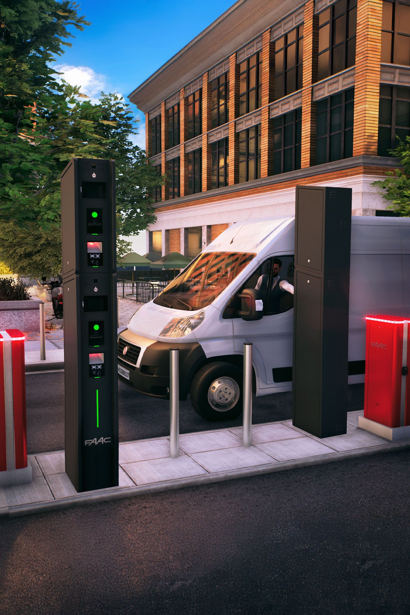 FAAC Vehicle Gates Readers