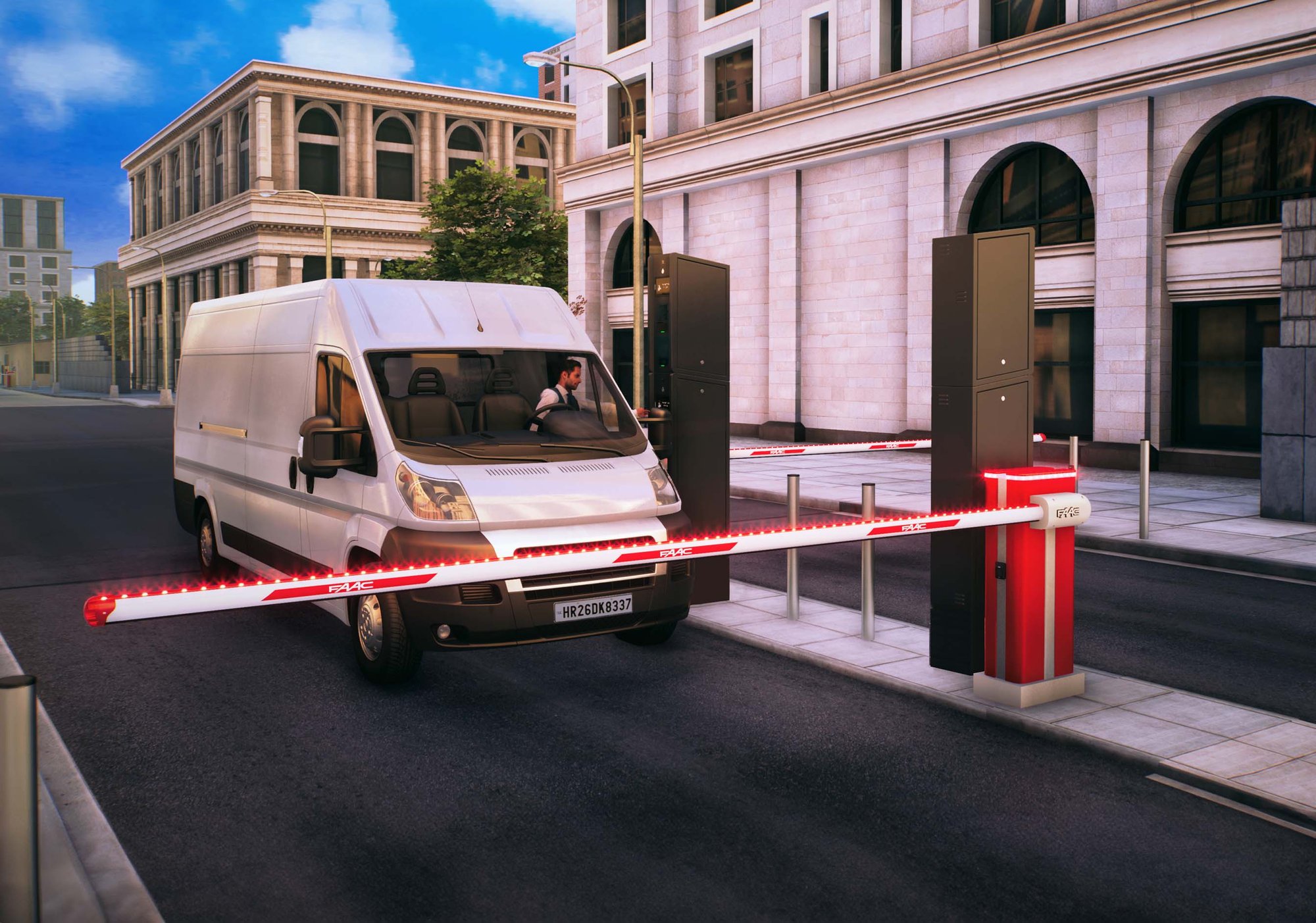 FAAC biztonság és beléptetés - Keydom beléptető rendszer