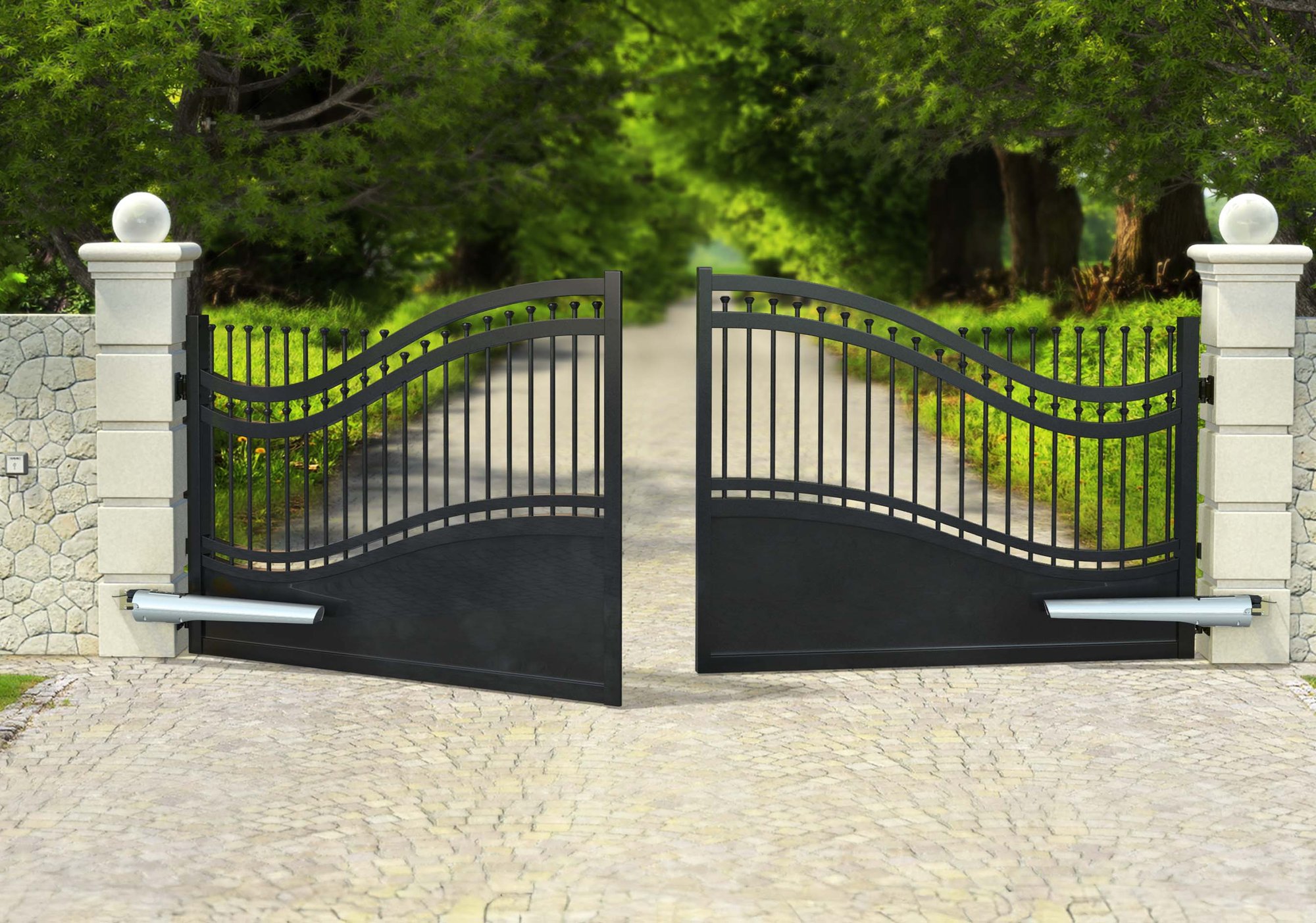 FAAC szárnyaskapu automatizálás 2