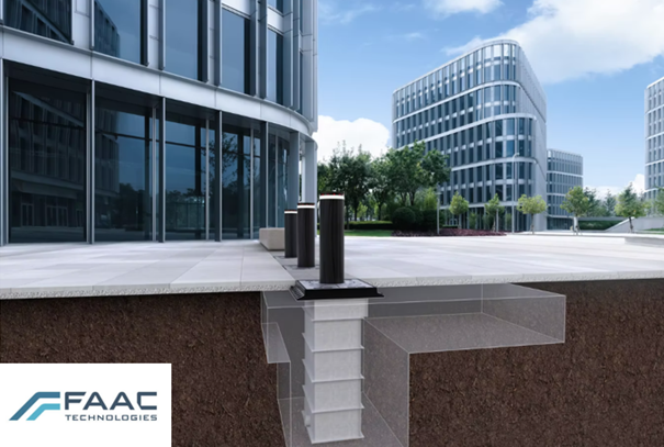 FAAC forgalomgátló oszlop JS 48 H