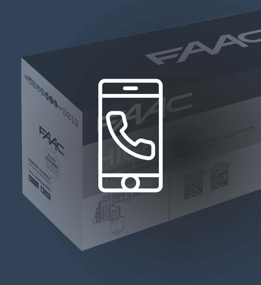 FAAC Pronto Kit támogatás FAAC Pronto Kit támogatás